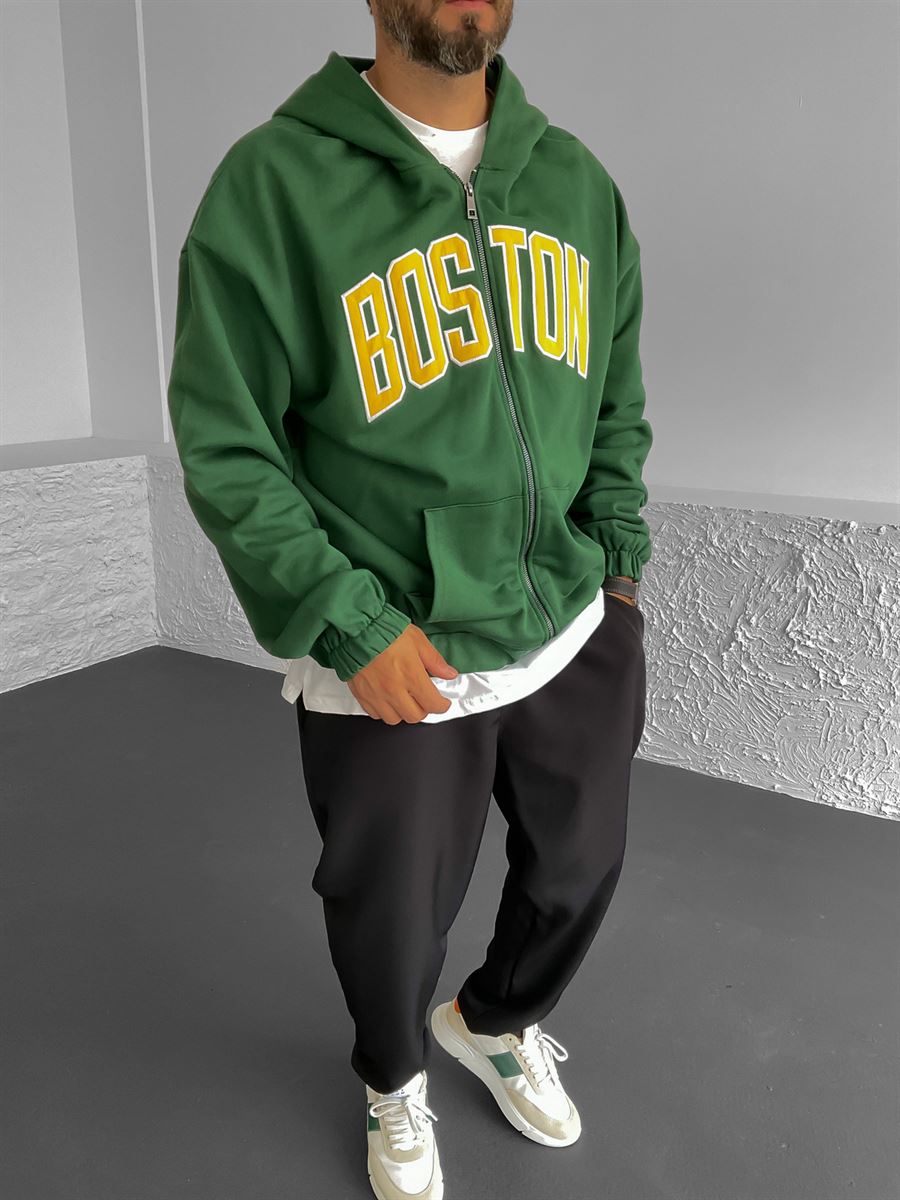 سویشرت تمام زیپ بوستون
